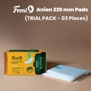 Femi9 Anion Sanitary Napkins|320mm|XL-03 Pads|Trial Pack